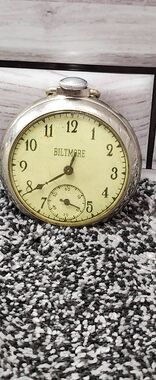 Vintage Biltmore pocket watch #A88